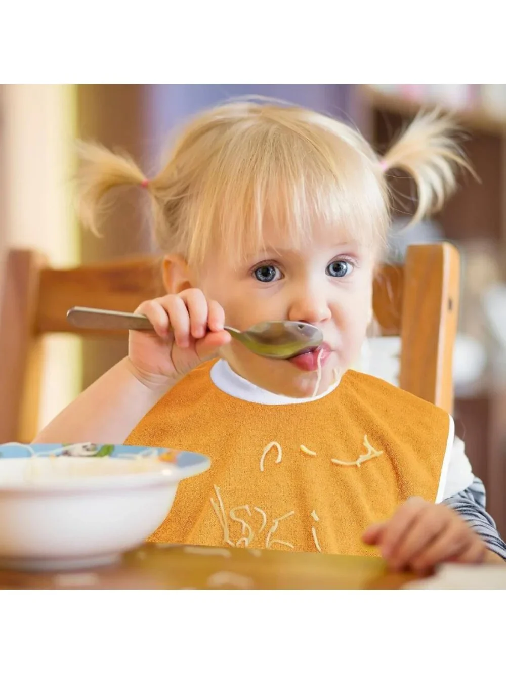 12 Pack Waterproof Toddler Bibs - Adjustable, Cute Designs for Mess-Free Meals